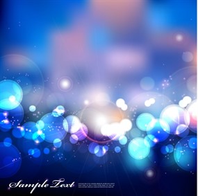 色彩光圈背景矢量图下载